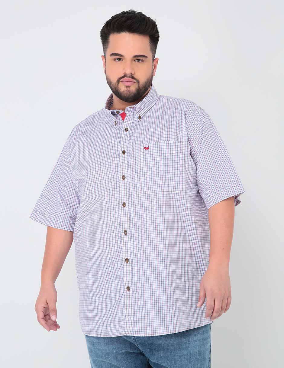 Camisa casual Tommy Hilfiger de algodón manga corta para hombre