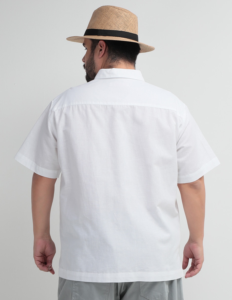 Guayabera manga corta para hombre 3