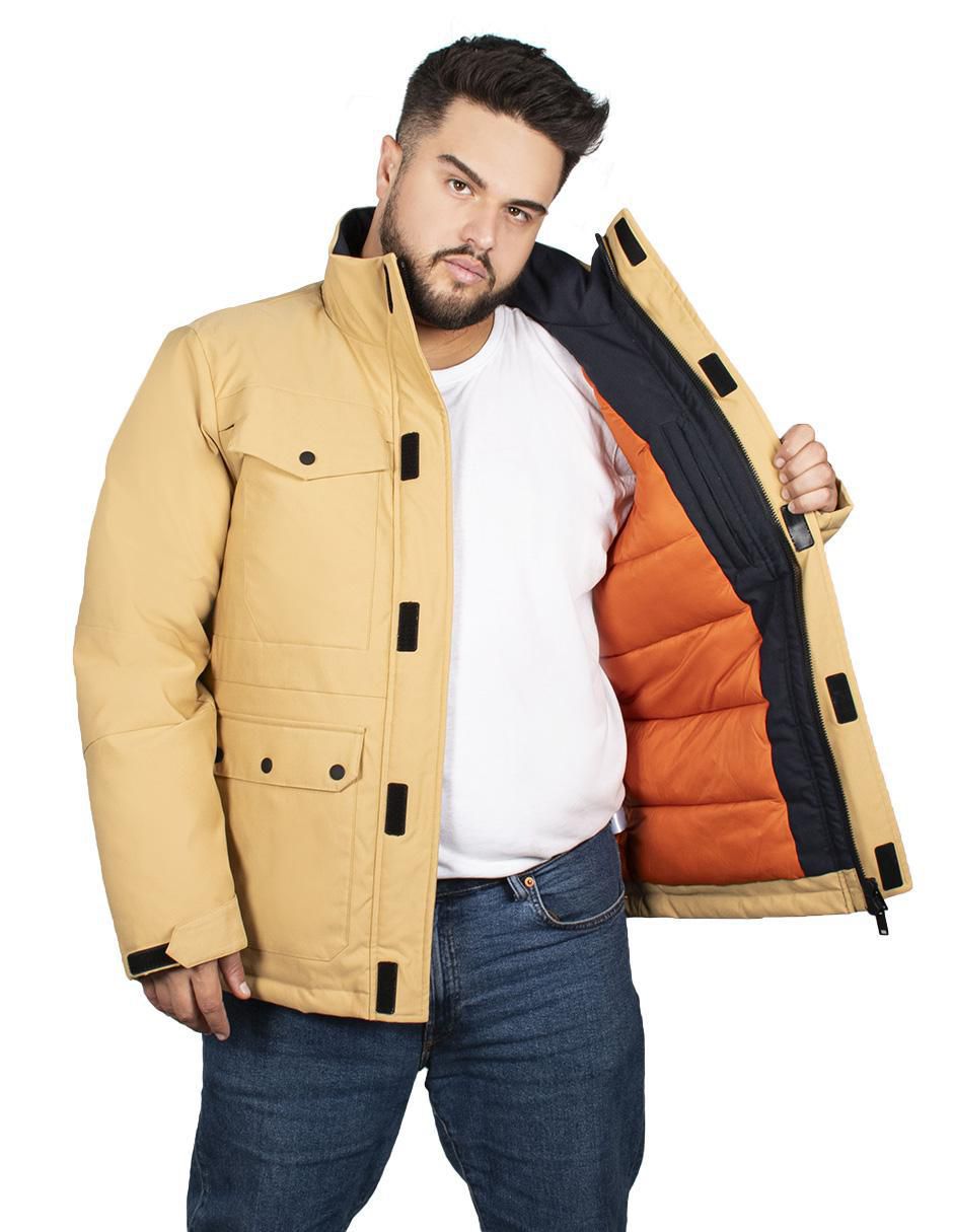 Chamarra impermeable con bolsillos para hombre 2
