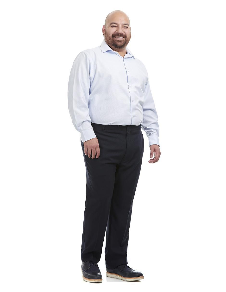 Pantalón de vestir recto para hombre 2