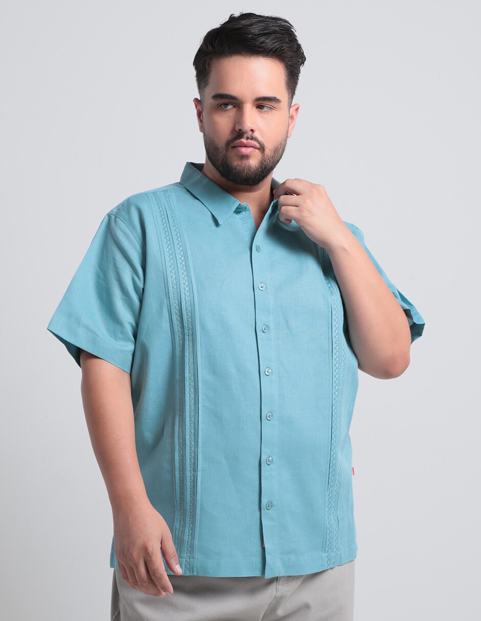 Guayabera manga corta para hombre 1