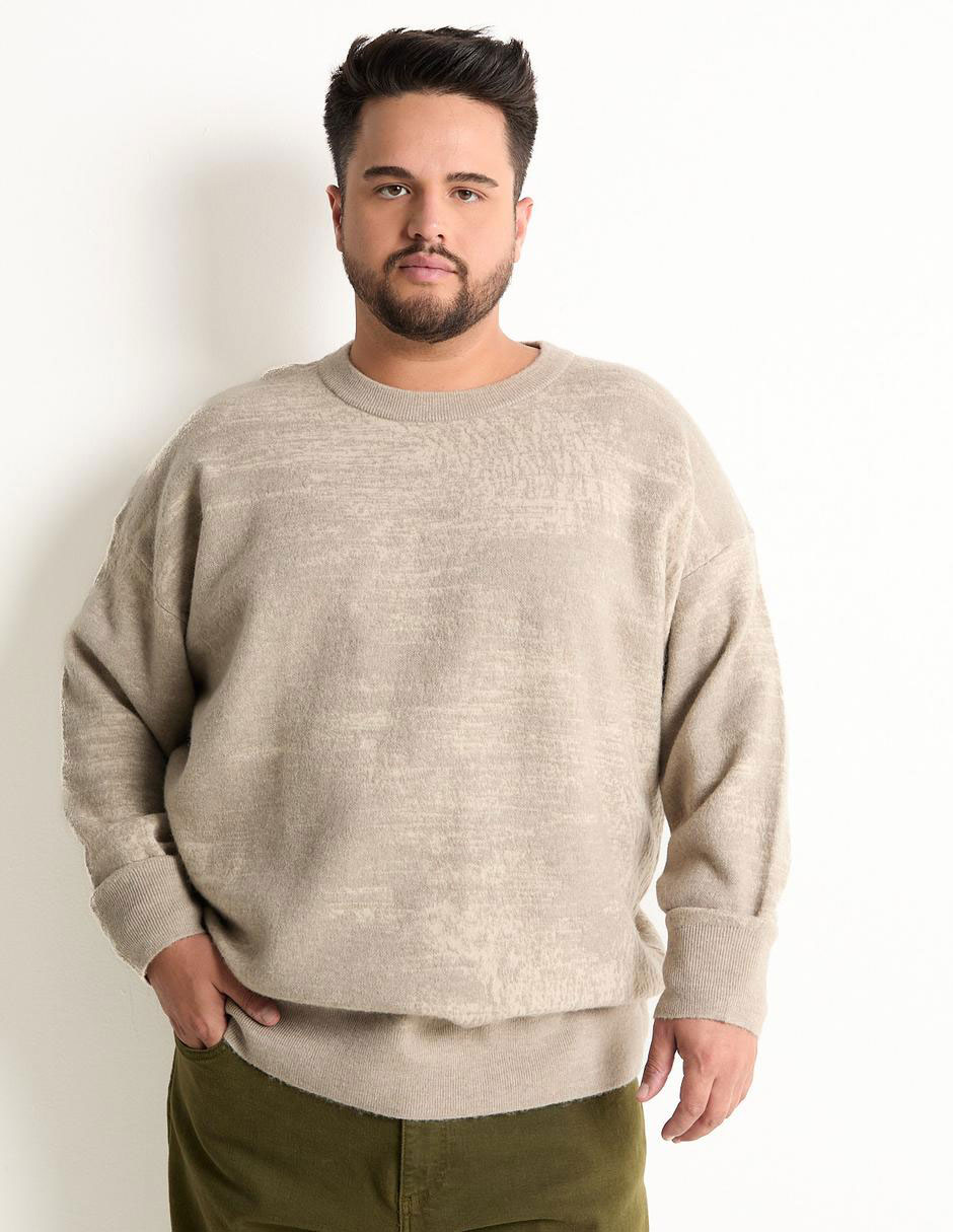 Suéter cuello redondo para hombre Suéter cuello redondo para hombre