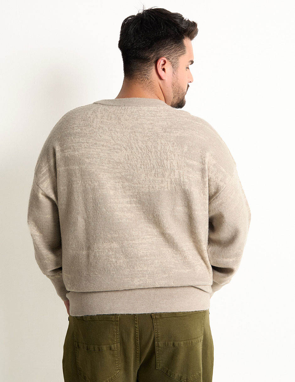 Suéter cuello redondo para hombre 2