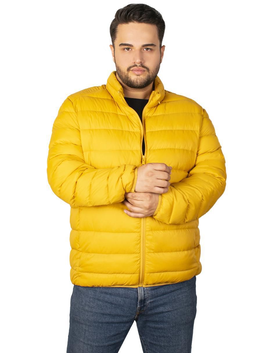 Chamarra acolchada con capucha para hombre