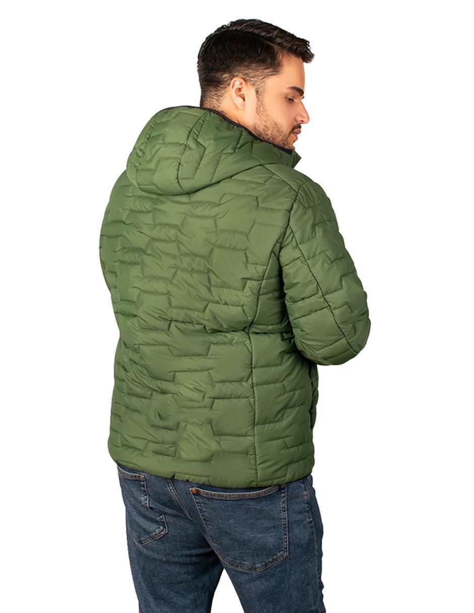 Chamarra acolchada capitonada para hombre 6