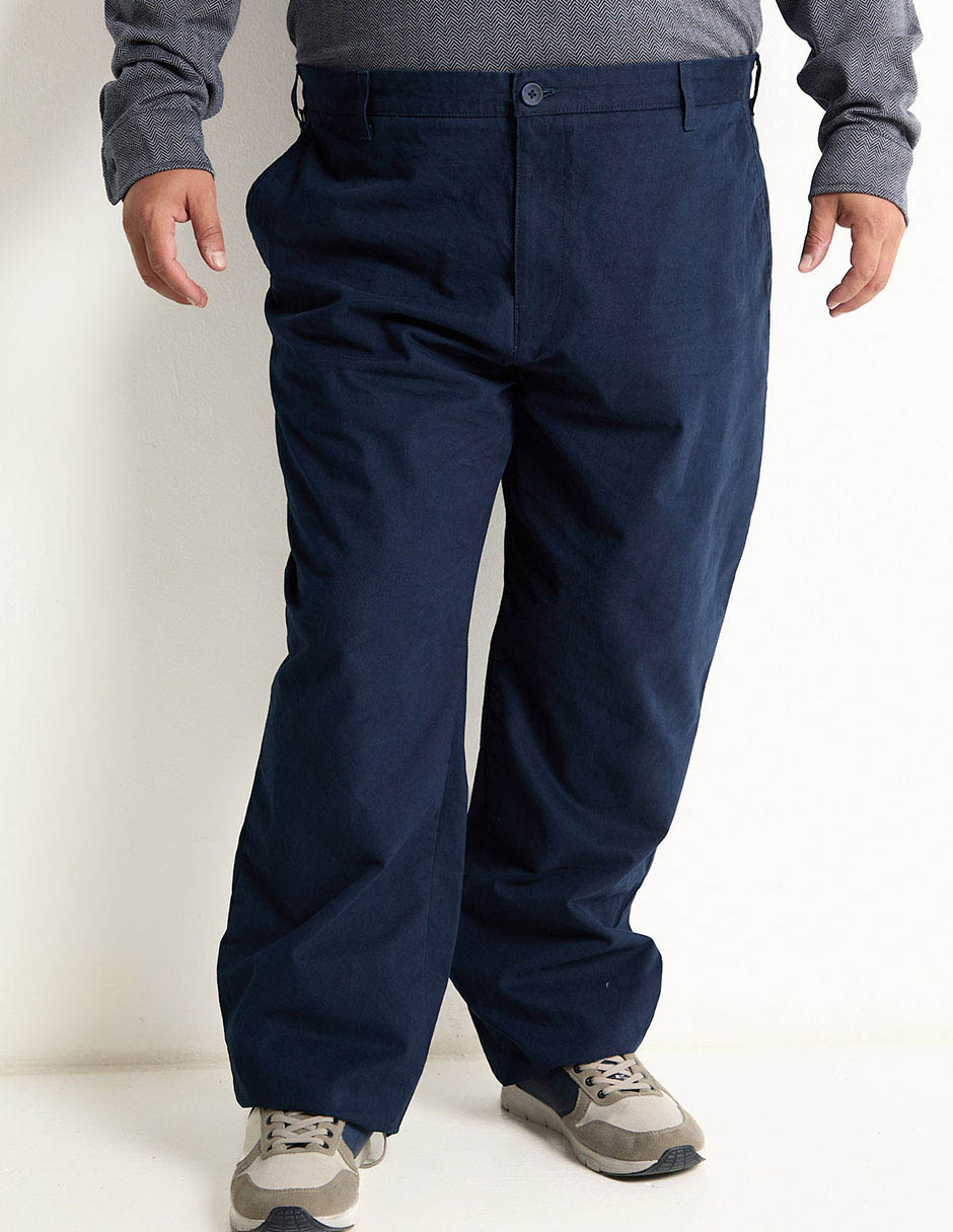 Pantalón recto de algodón para hombre Pantalón recto de algodón para hombre