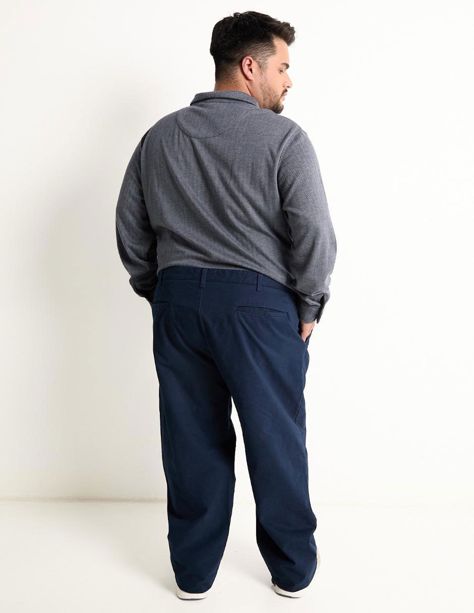 Pantalón recto de algodón para hombre 2