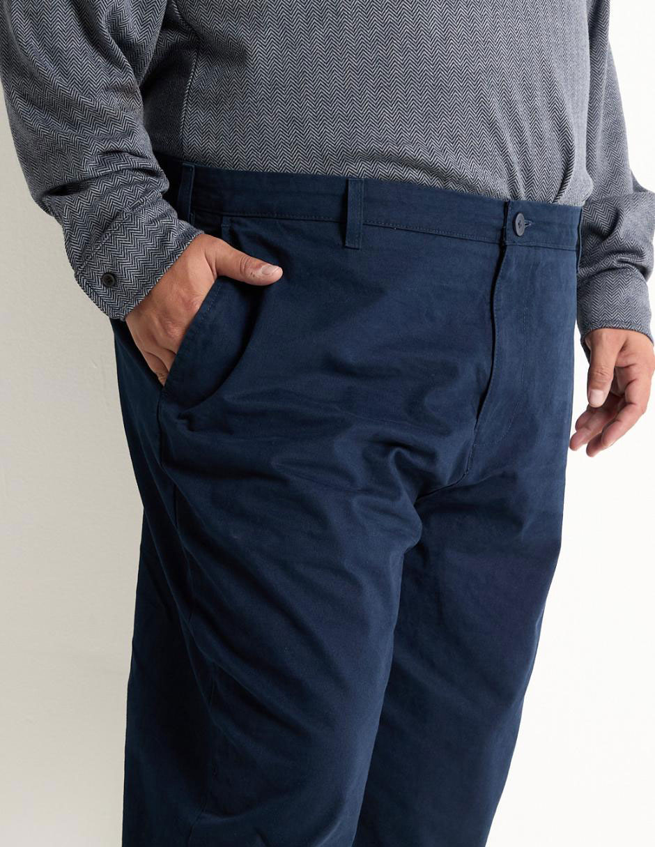 Pantalón recto de algodón para hombre 4
