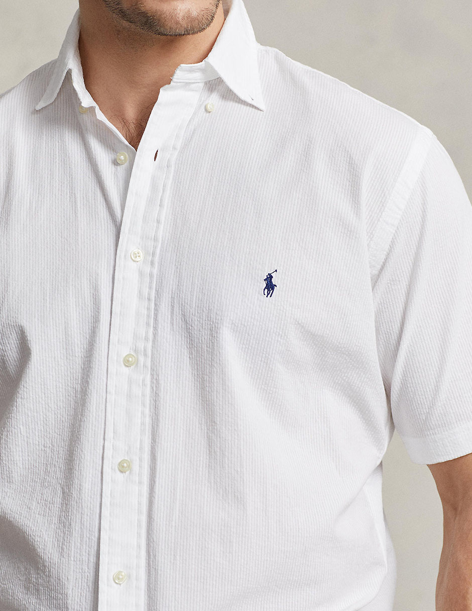 Camisa casual Polo Ralph Lauren de algodón manga corta para hombre 4