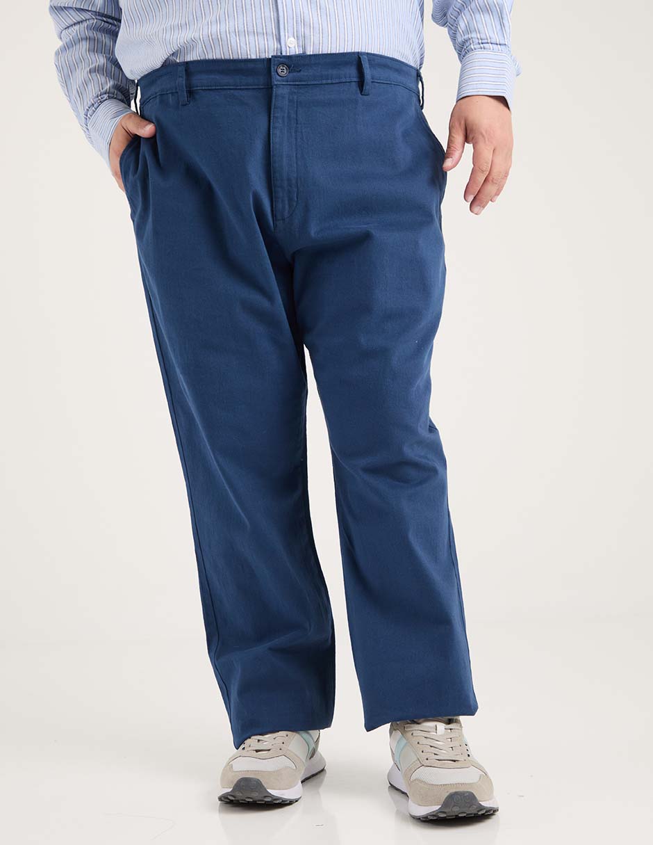 Pantalón recto de algodón para hombre Pantalón recto de algodón para hombre