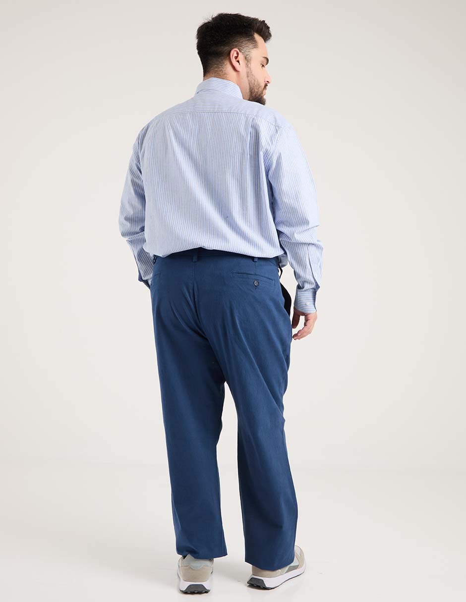 Pantalón recto de algodón para hombre 2