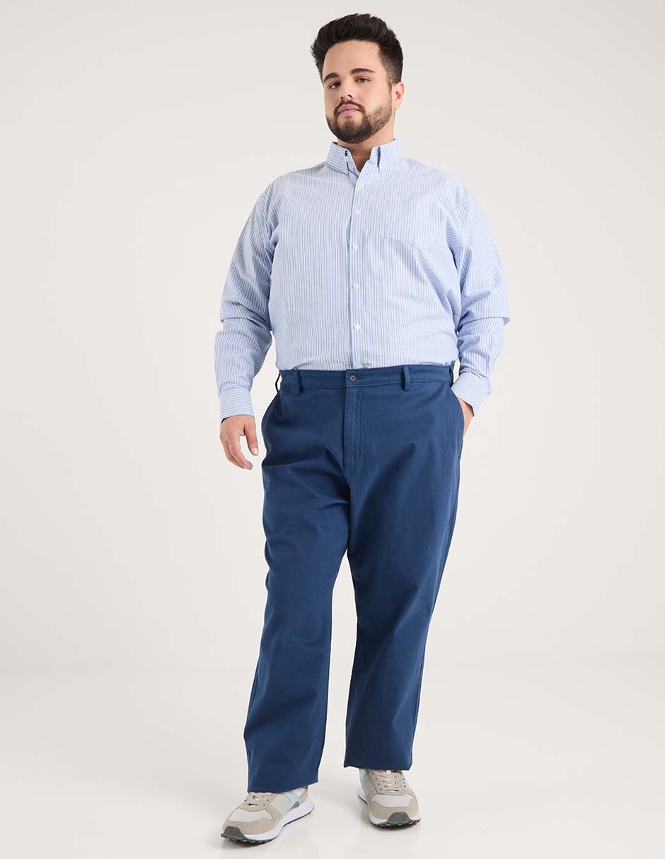 Pantalón recto de algodón para hombre 3