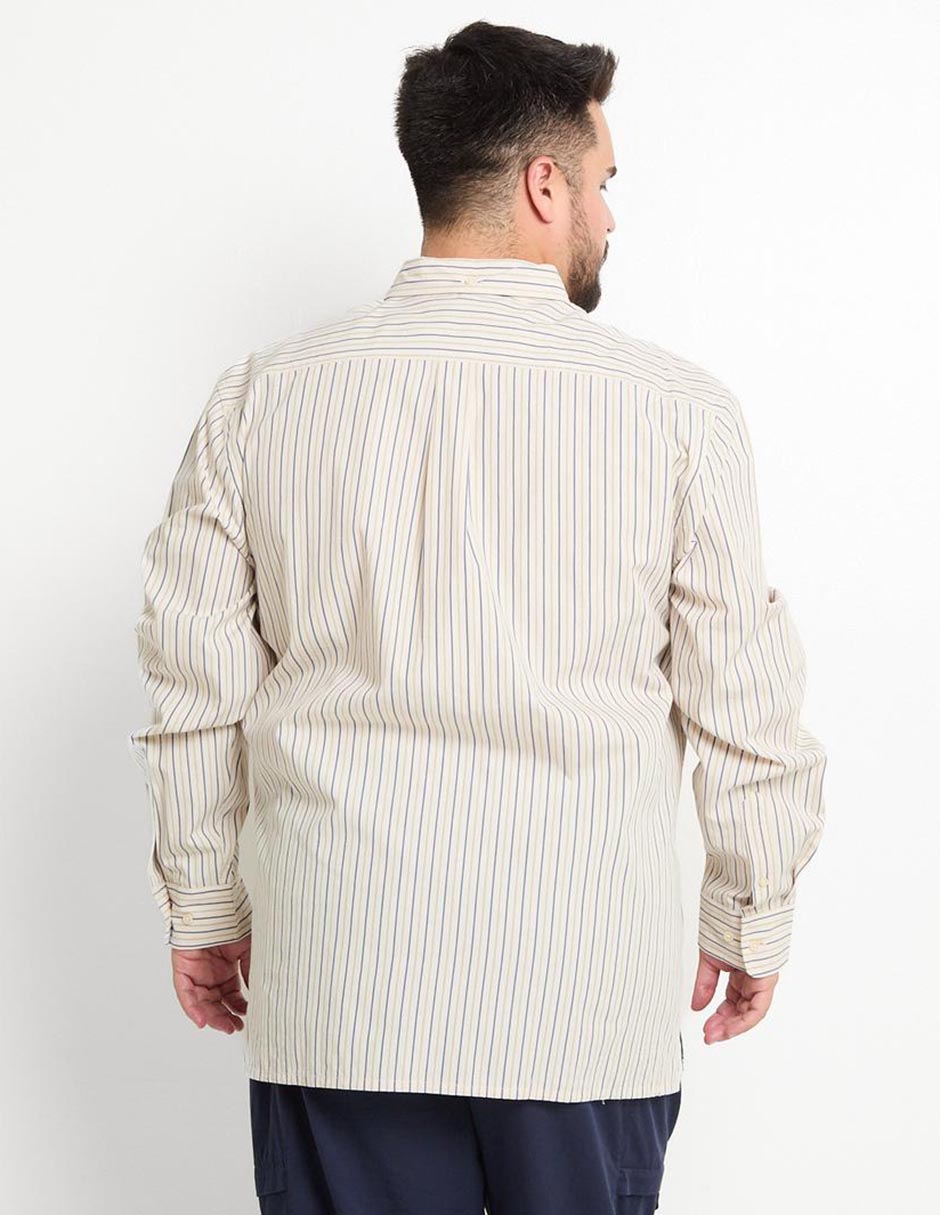 Camisa casual de algodón manga larga para hombre 2