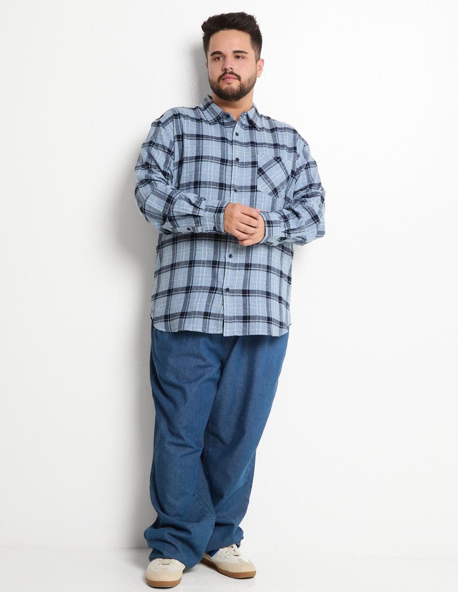 Camisa casual de algodón manga larga para hombre 3