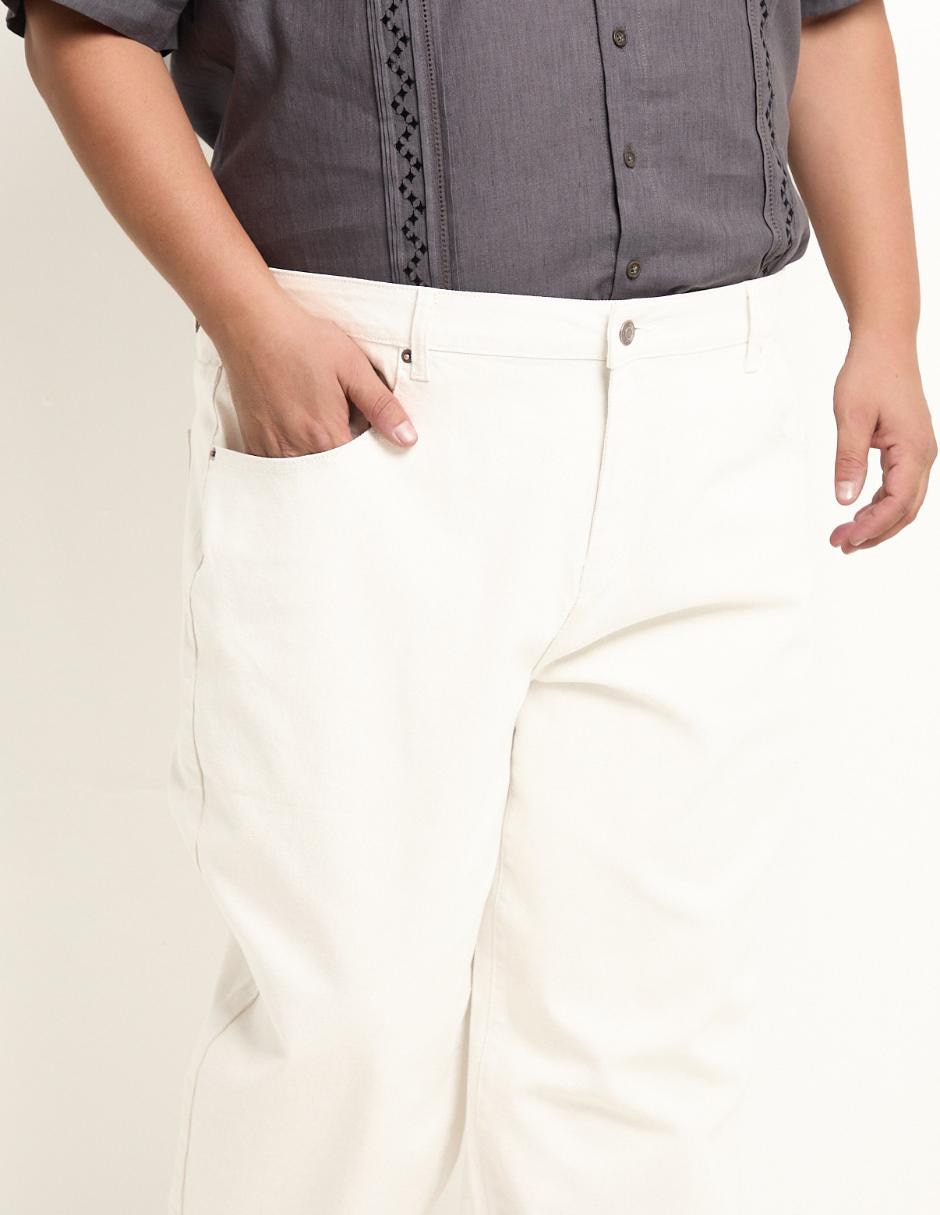 Pantalón recto de algodón para hombre 4