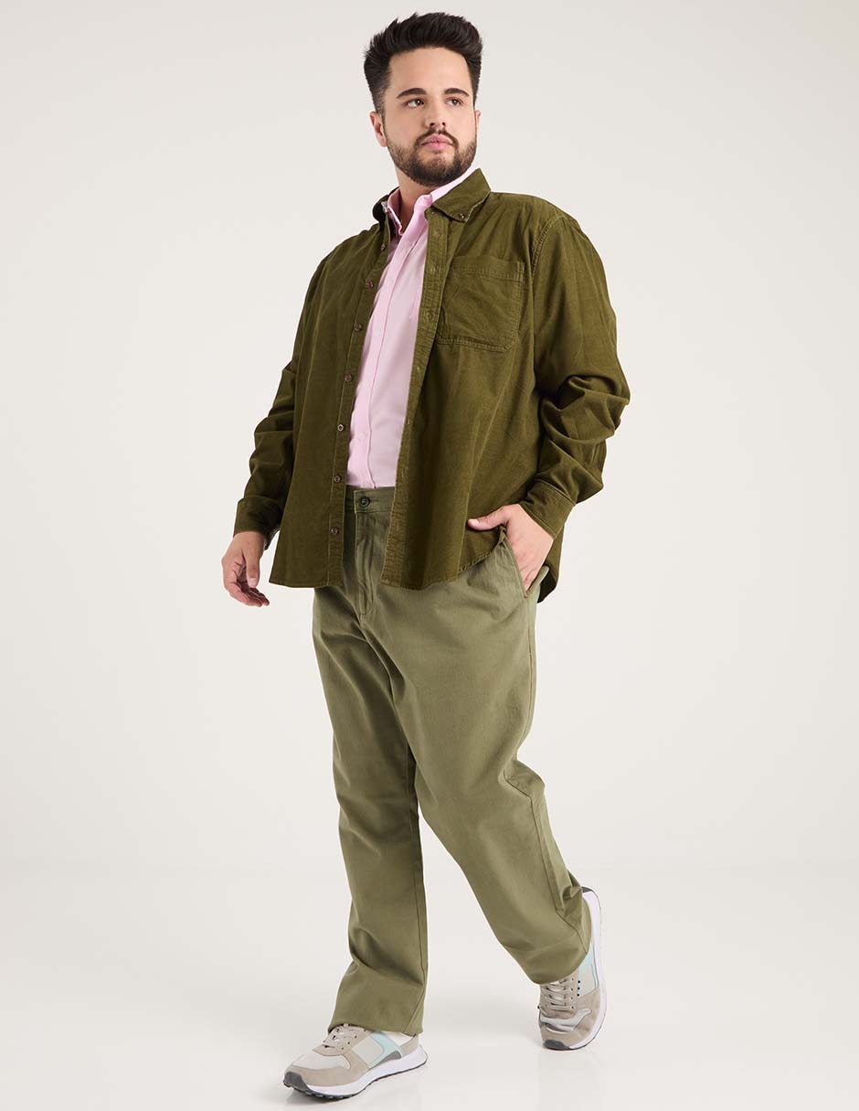 Pantalón recto de algodón para hombre 3