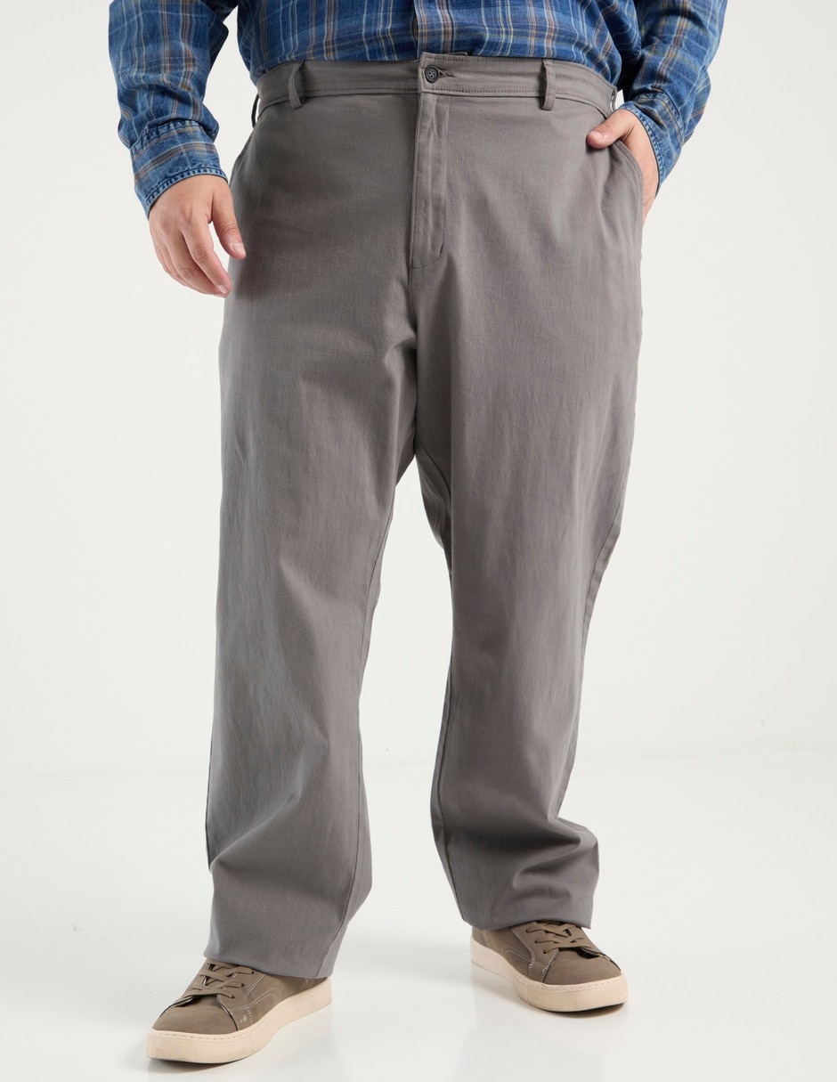 Pantalón relaxed recto para hombre