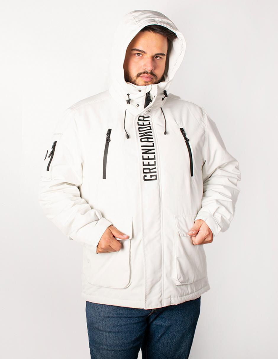 Chamarra parka impermeable con capucha para hombre 5