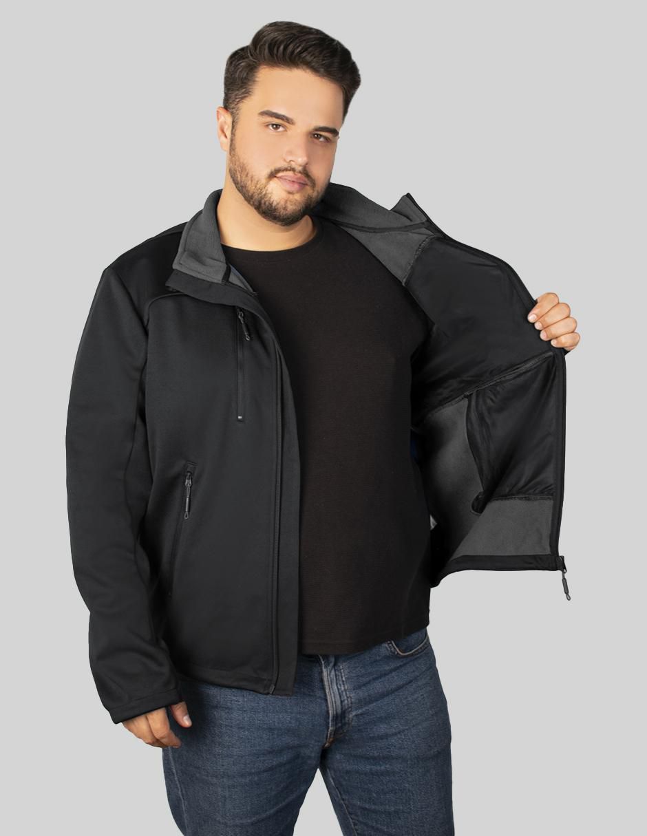 Chamarra cuello a contraste para hombre 2
