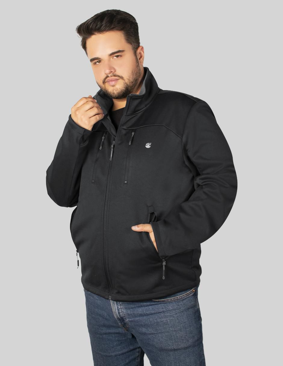 Chamarra cuello a contraste para hombre 3