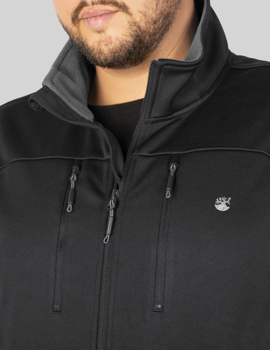 Chamarra cuello a contraste para hombre 4