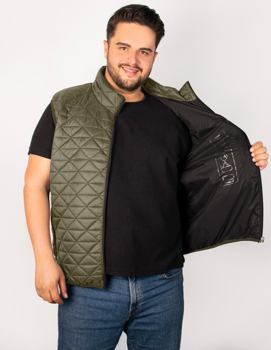 "chaleco" greenlander no poliéster capitonado "para hombre"