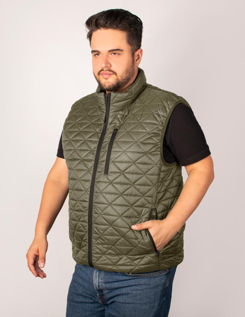 "chaleco" greenlander no poliéster capitonado "para hombre"