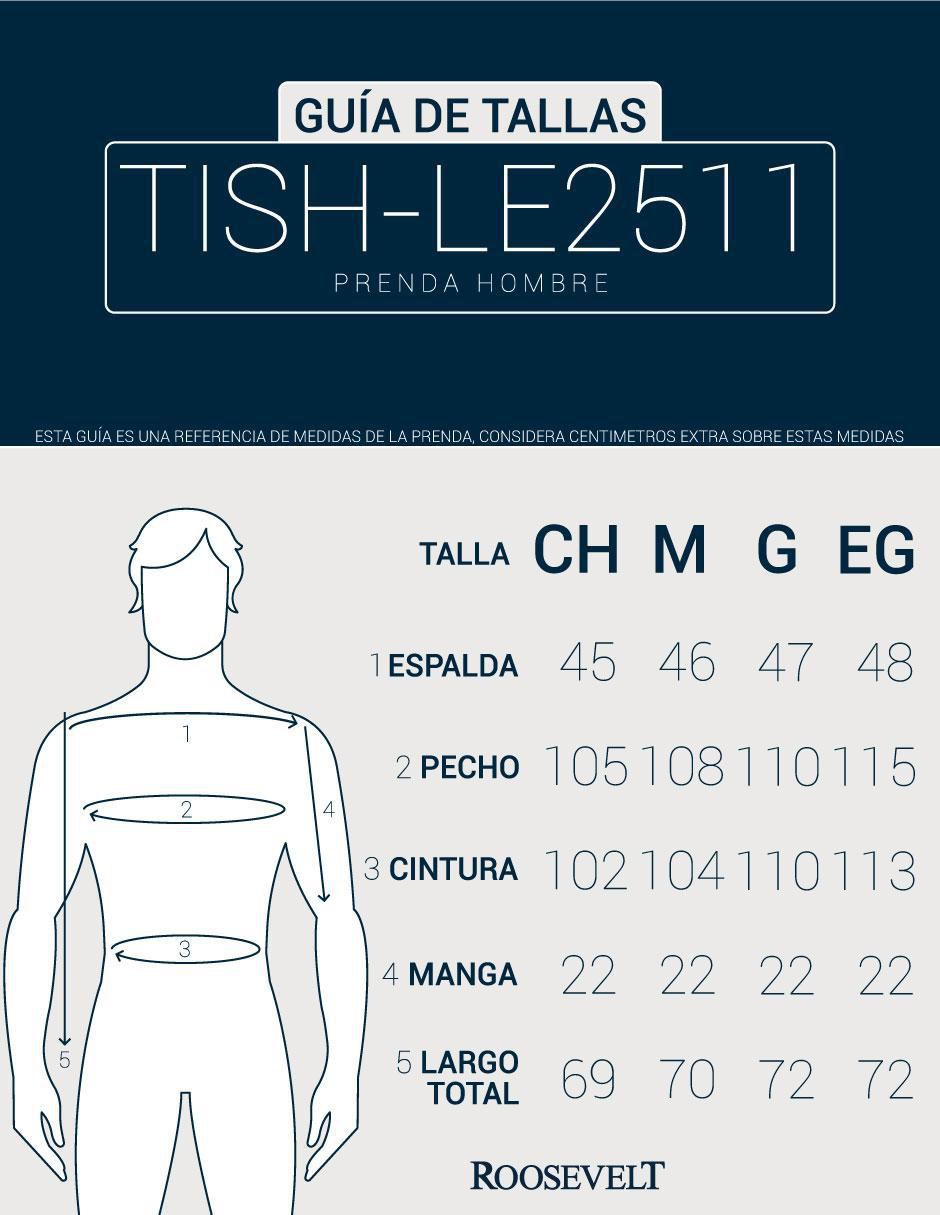 Playera cuello redondo para hombre 5