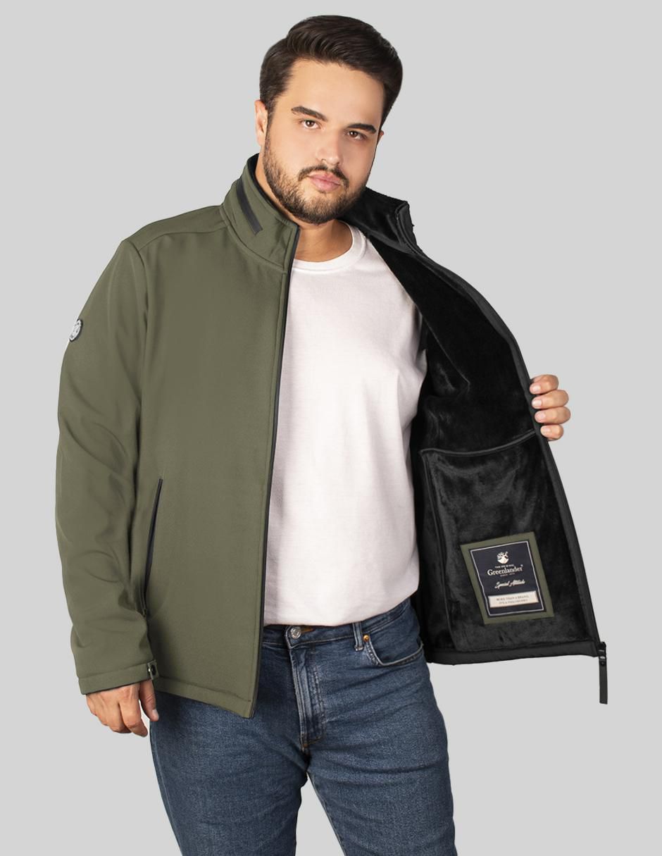 Chamarra casual Greenlander con capucha para hombre