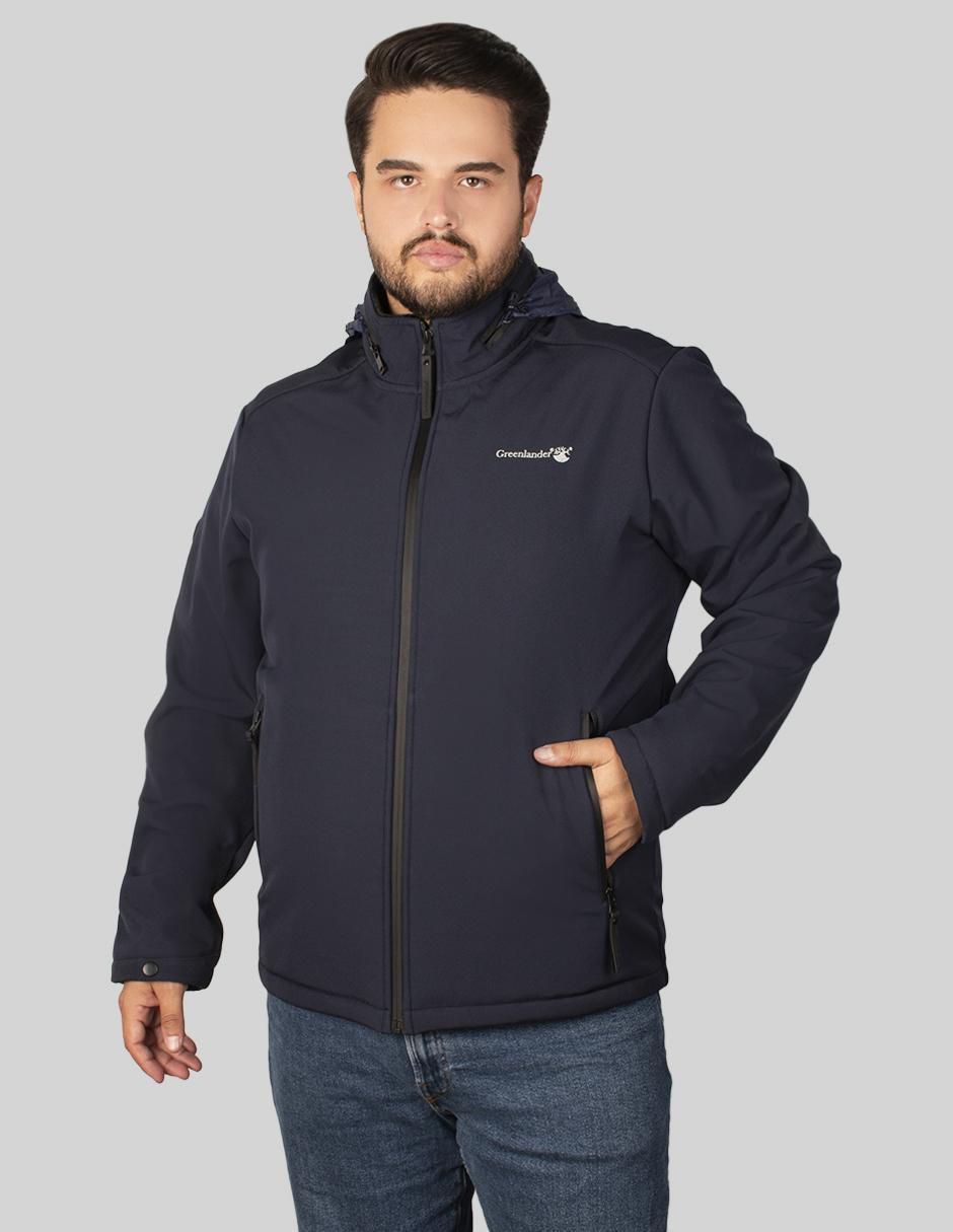Chamarra casual capucha para hombre