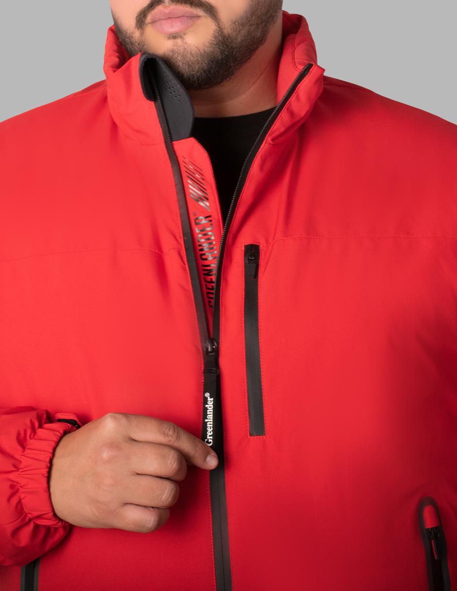 Chamarra parka impermeable con capucha para hombre 3