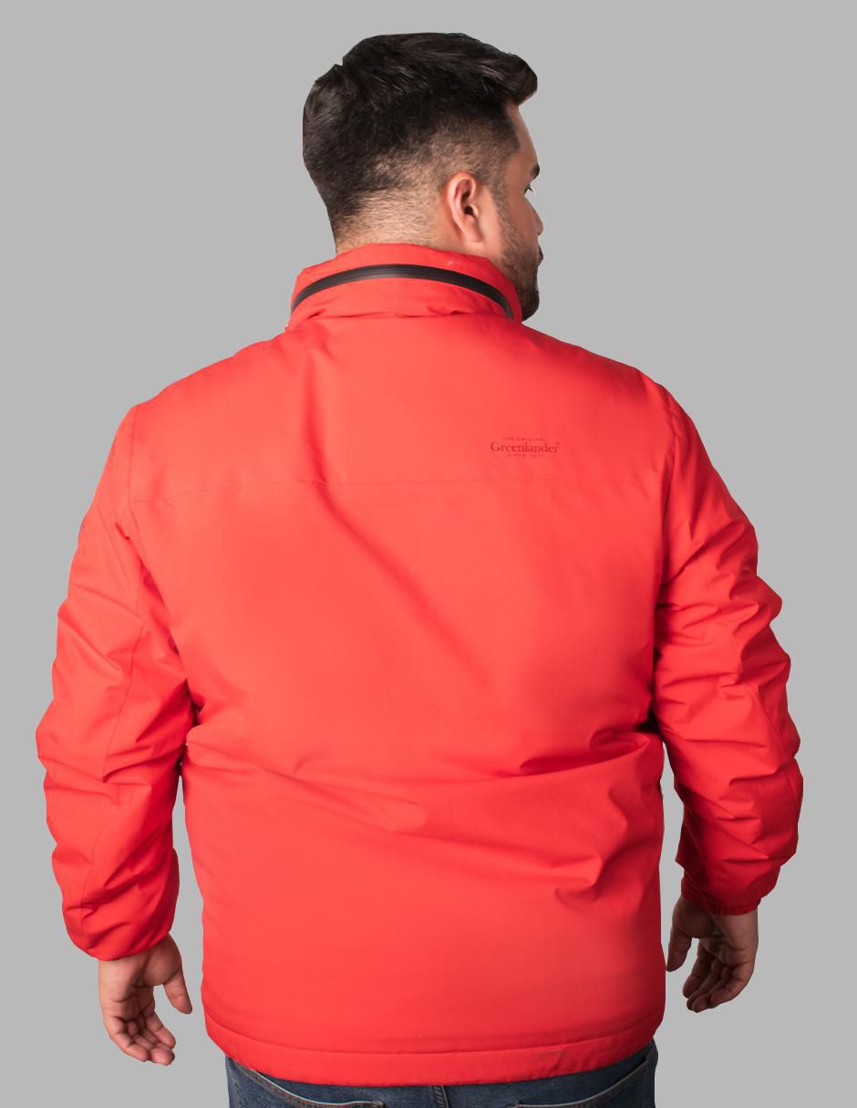 Chamarra parka impermeable con capucha para hombre 5