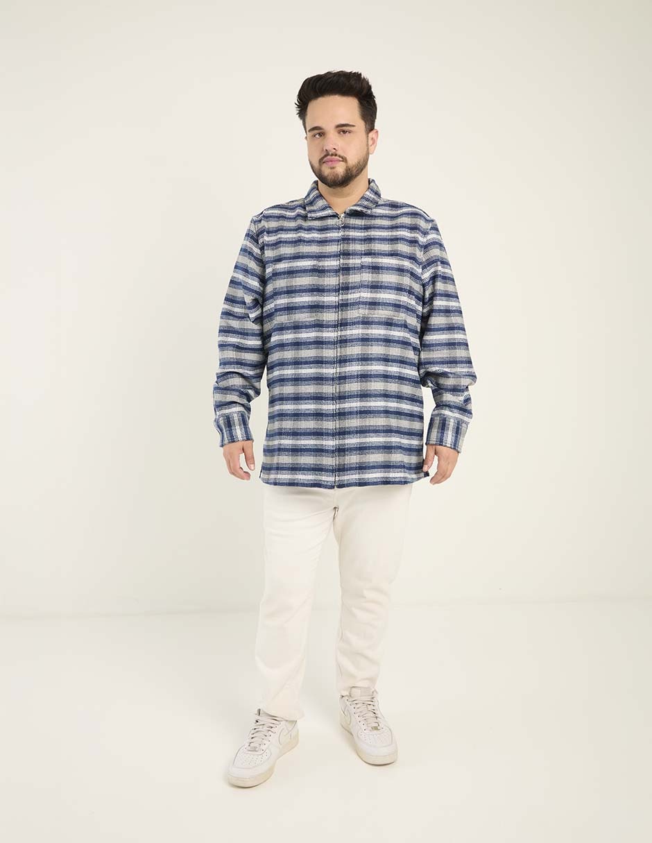 Camisa casual manga larga para hombre 3