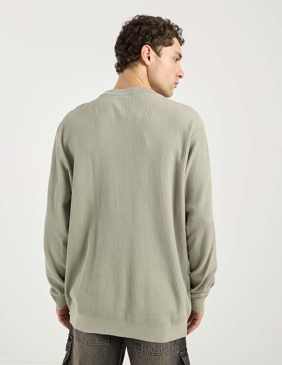 Suéter cuello redondo para hombre 2