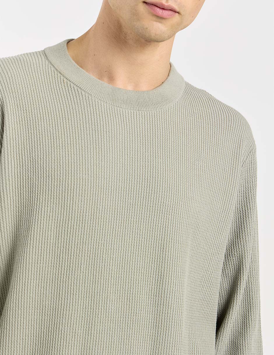 Suéter cuello redondo para hombre 4