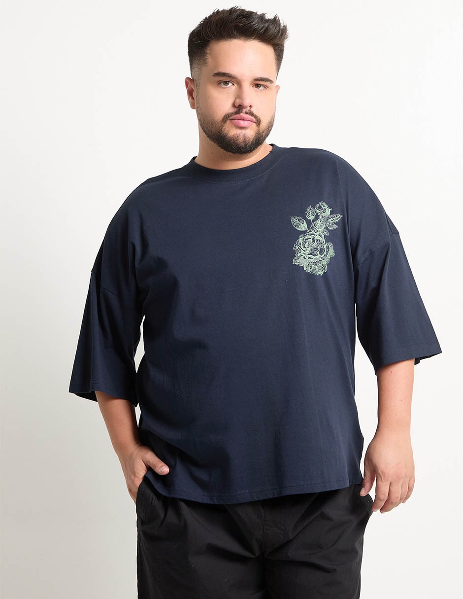 Playera cuello redondo para hombre