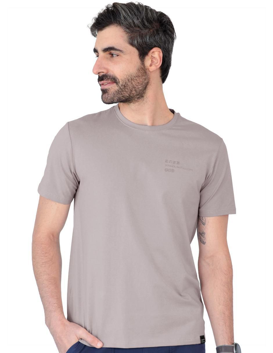 Playera cuello redondo para hombre