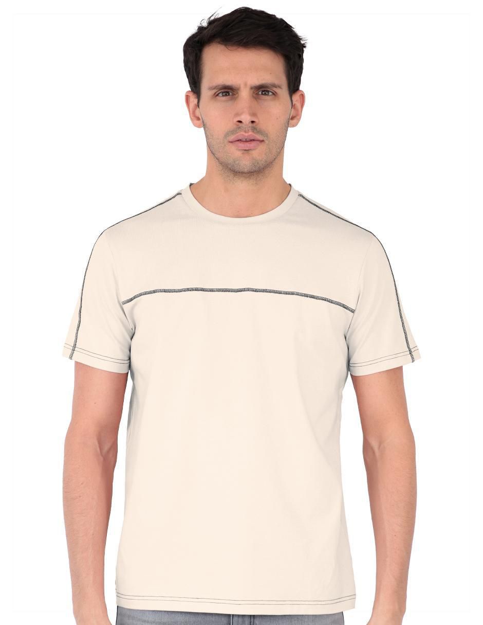 Playera cuello redondo para hombre