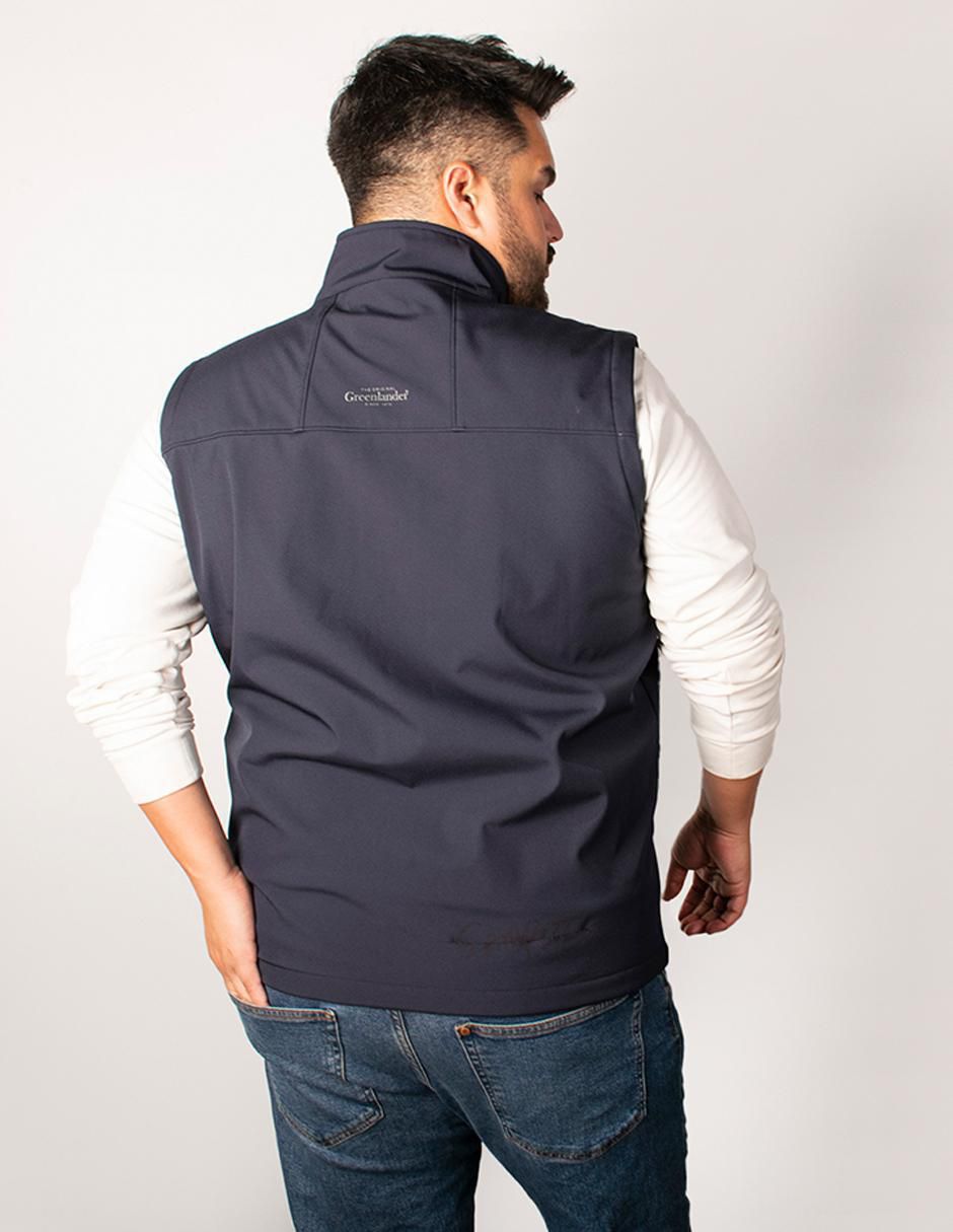 Chaleco impermeable con bolsillos para hombre 4