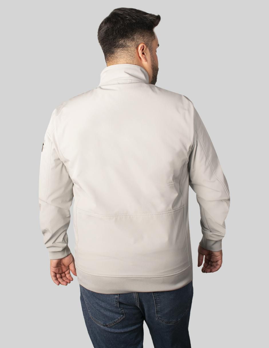 Chamarra casual impermeable con bolsillos para hombre 5
