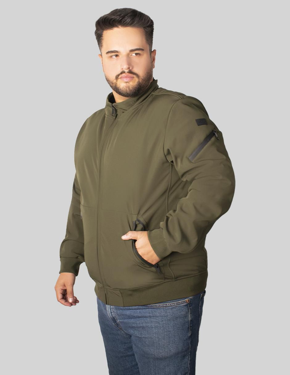 Chamarra casual Greenlander impermeable con bolsillos para hombre