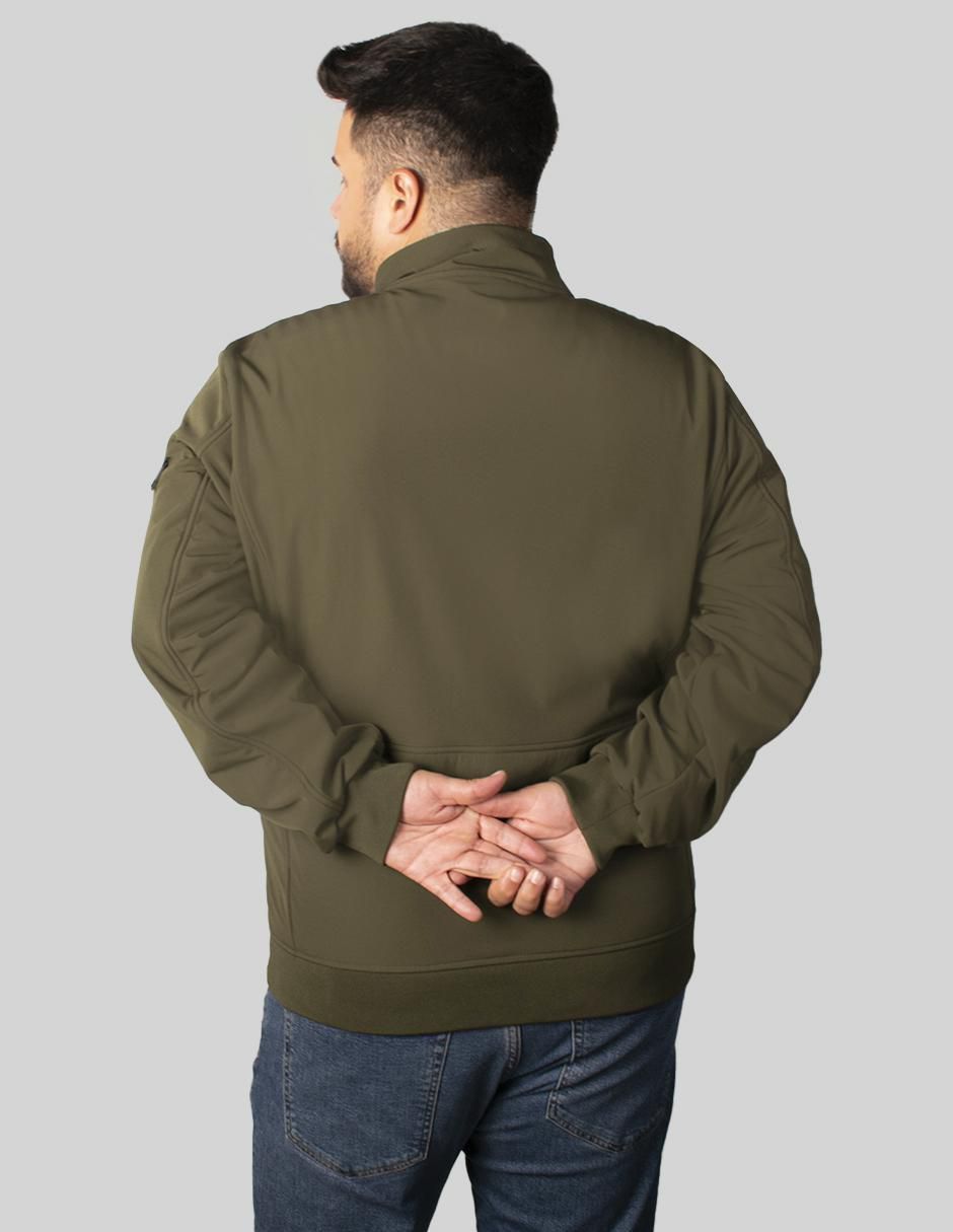 Chamarra casual Greenlander impermeable con bolsillos para hombre