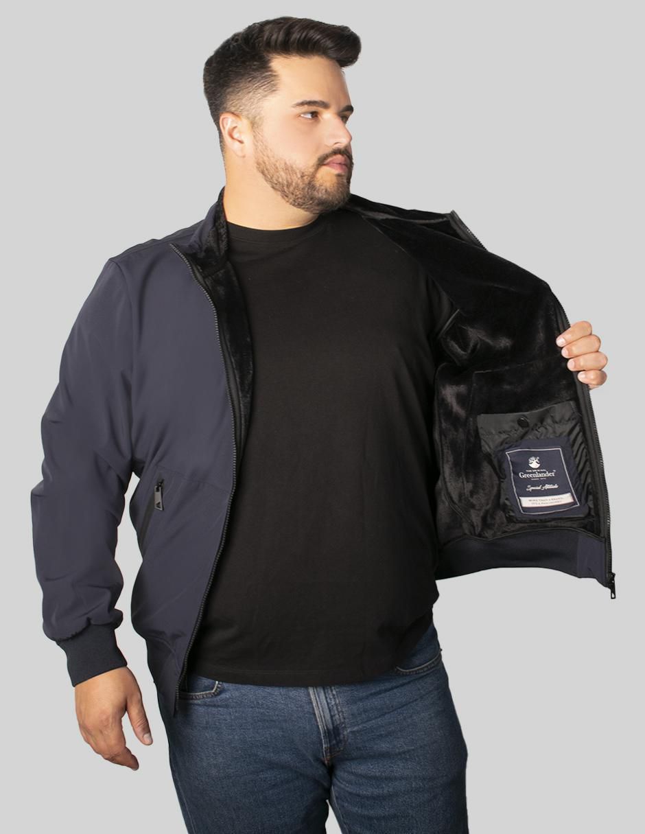 Chamarra casual impermeable con bolsillos para hombre 2