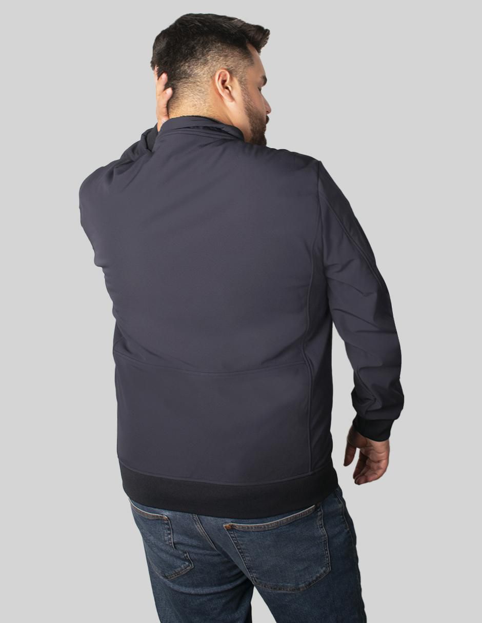 Chamarra casual impermeable con bolsillos para hombre 6