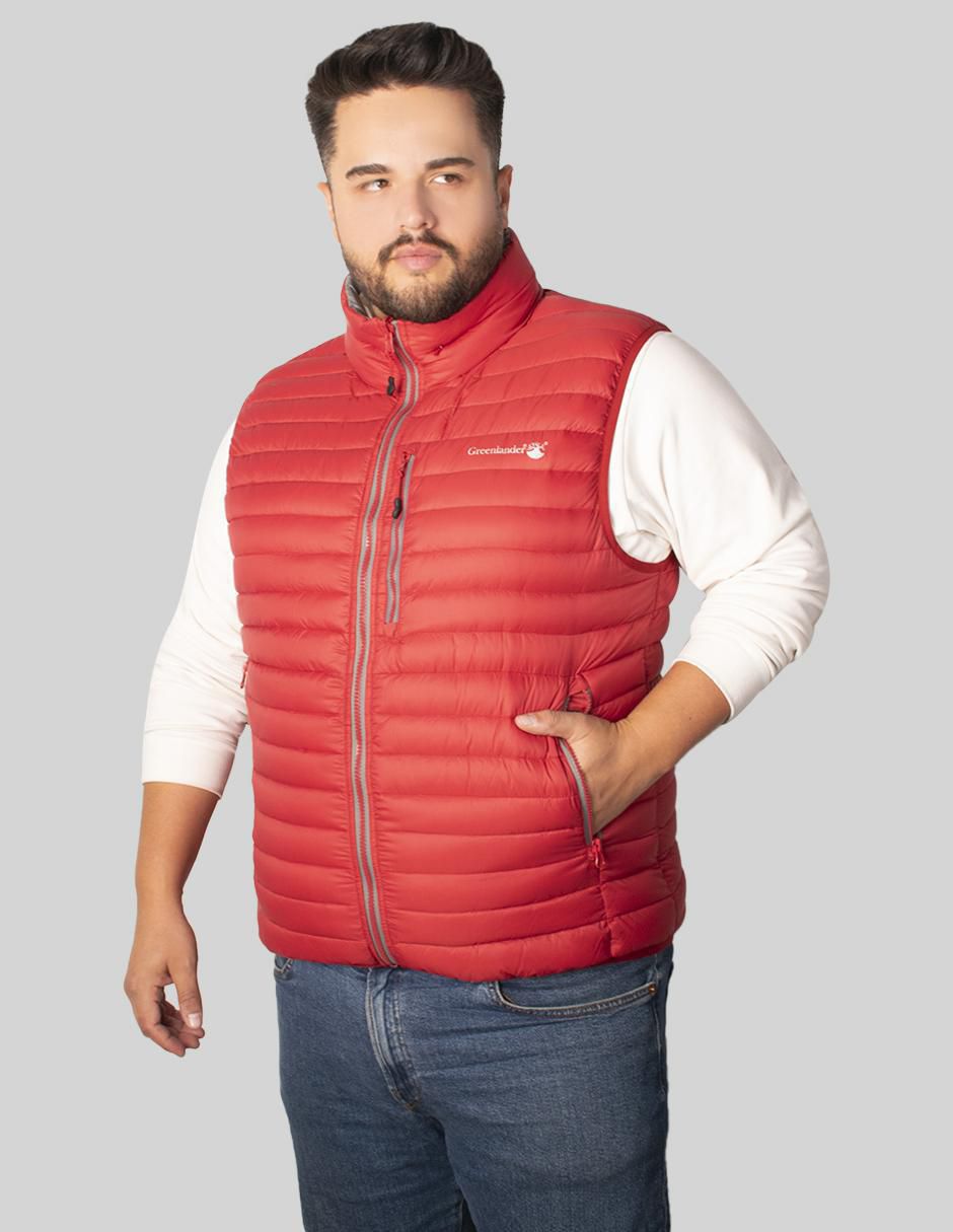 "chaleco" greenlander no poliéster capucha desmontable "para hombre"