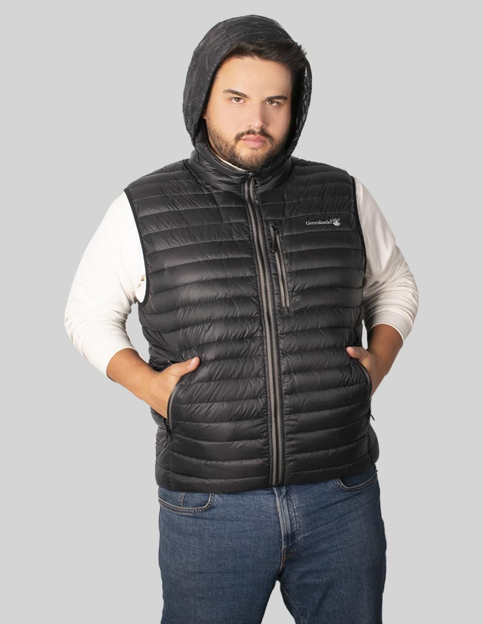 Chaleco capucha desmontable para hombre 6