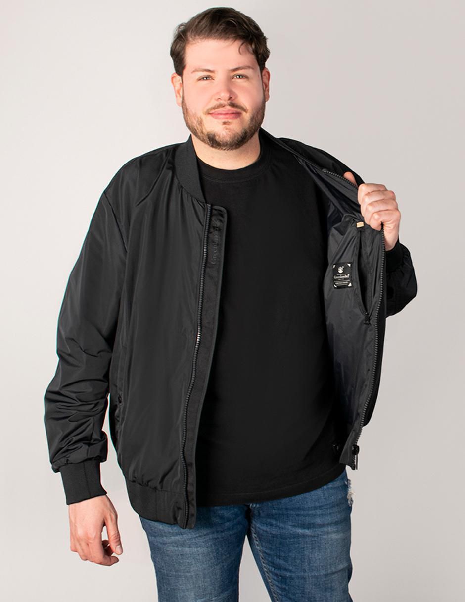 Chamarra bomber con bolsillos para hombre 2