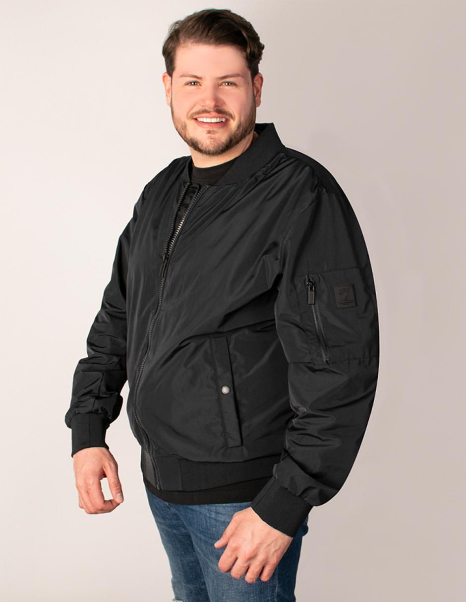 Chamarra bomber con bolsillos para hombre 3