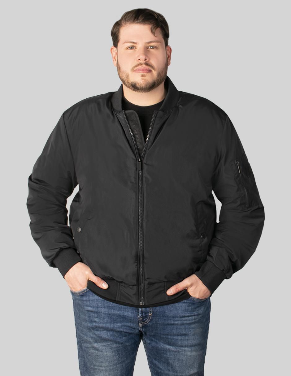 Chamarra bomber con bolsillos para hombre