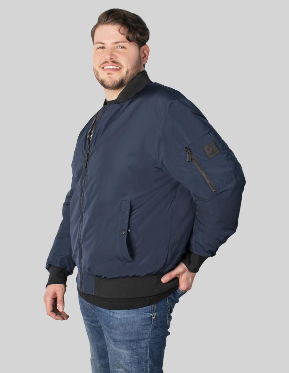 "chamarra" bomber greenlander no "de" poliéster con bolsillos "para hombre"